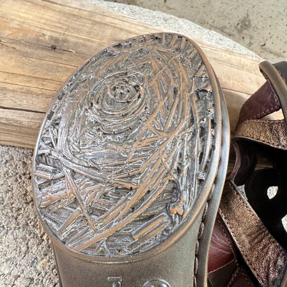 JOSEF SEIBEL BROWN LEATHER SANDALS WOMEN'S US SIZE 6 (EU SIZE 36) COMFORT SHOE - Picture 6 of 13